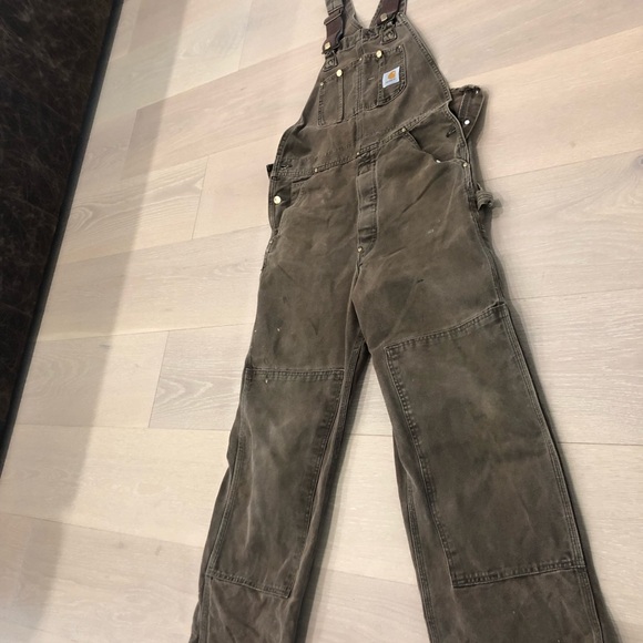 Carhartt Other - Carhartt Brown Men’s Cargo Overalls